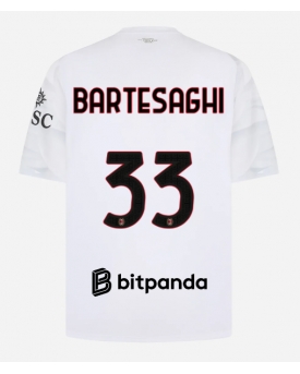 AC Milan Davide Bartesaghi #33 Maglia Gara Trasferta Repliche 2026-27 Maniche Corte